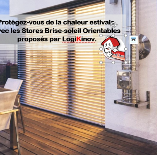 Installer des brise-soleil orientables ROMA à Caen et en Normandie avec Logikinov