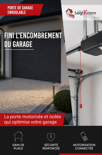 Porte de garage enroulable : gain de place et confort au quotidien