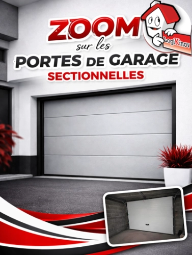 Installer une porte de garage sectionnelle en Normandie avec Logikinov