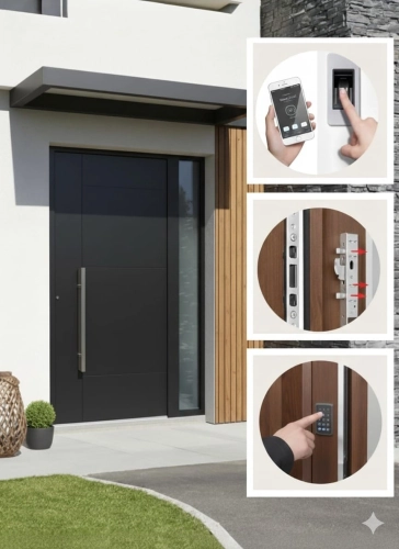 Serrures connectées pour portes d’entrée en Normandie