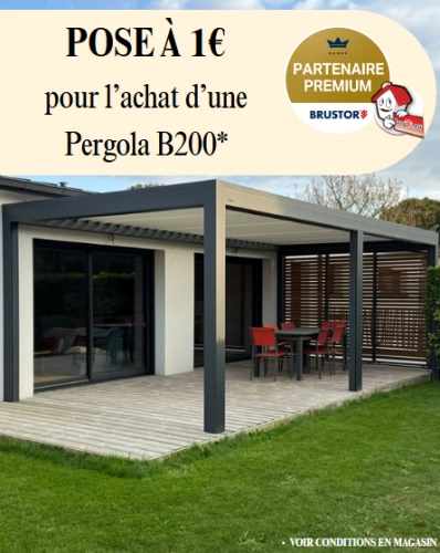 Votre pergola bioclimatique à Caen et en Normandie : la pose à 1 € chez Logikinov