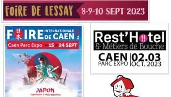 En savoir plus - Les dates Logikinov à retenir : Foire de Lessay, Foire Internationale de Caen et Salon REST HOTEL à Caen - Vérandas et Pergolas en Normandie