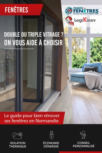 Double ou triple vitrage : comment choisir ses fenêtres en Normandie ?