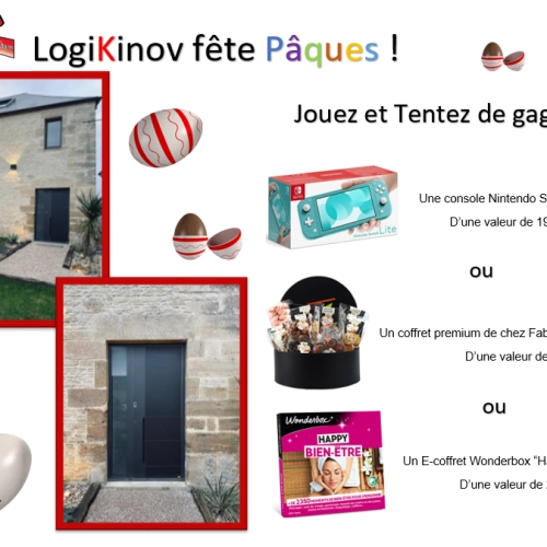 Cherchez des œufs et gagnez des cadeaux avec Logikinov !