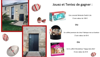 En savoir plus - Cherchez des œufs et gagnez des cadeaux avec Logikinov ! - Vérandas et Pergolas en Normandie