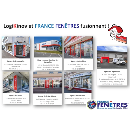 Logikinov fusionne avec l’agence de Paris France Fenêtres !