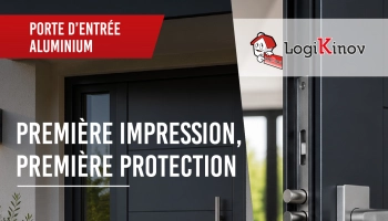 En savoir plus - Pourquoi choisir la porte d’entrée aluminium  en Normandie ? - Vérandas et Pergolas à Caen