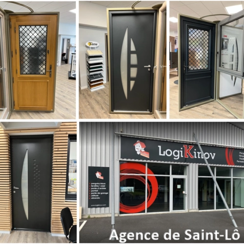 Venez découvrir notre showroom de portes d’entrée à Saint-Lô 