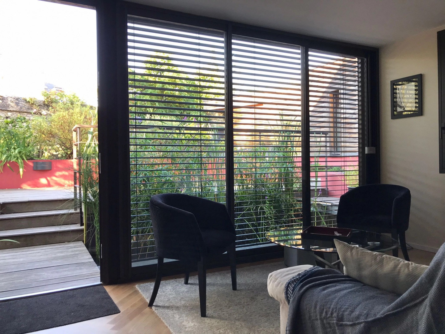 Belle installation de brises soleil