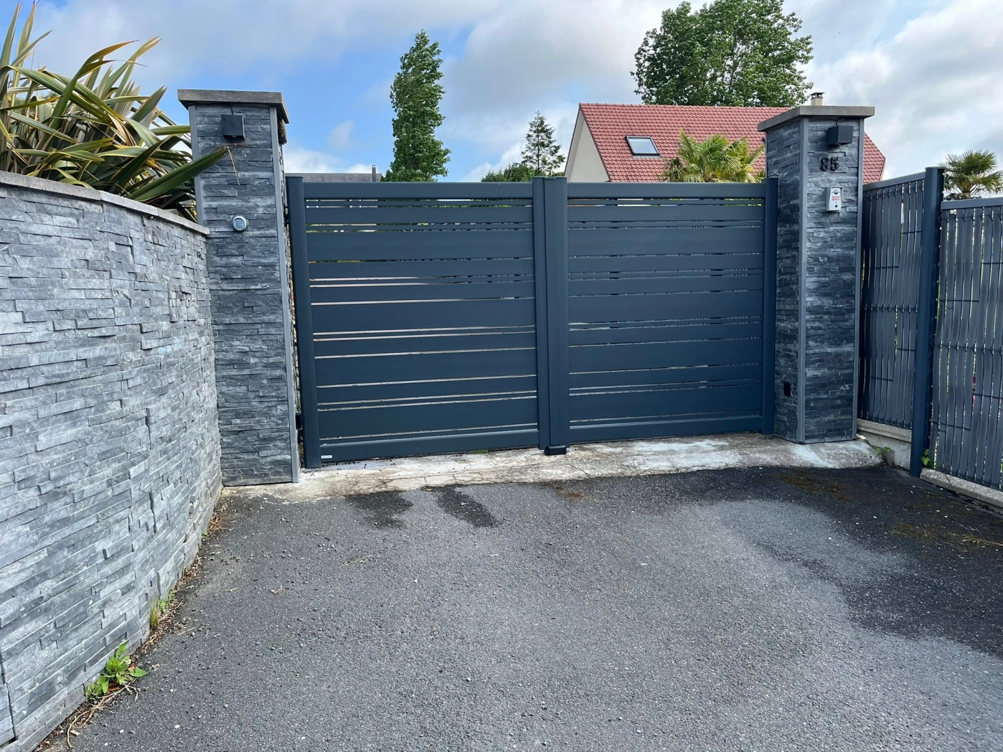 votre portail aluminium en Normandie