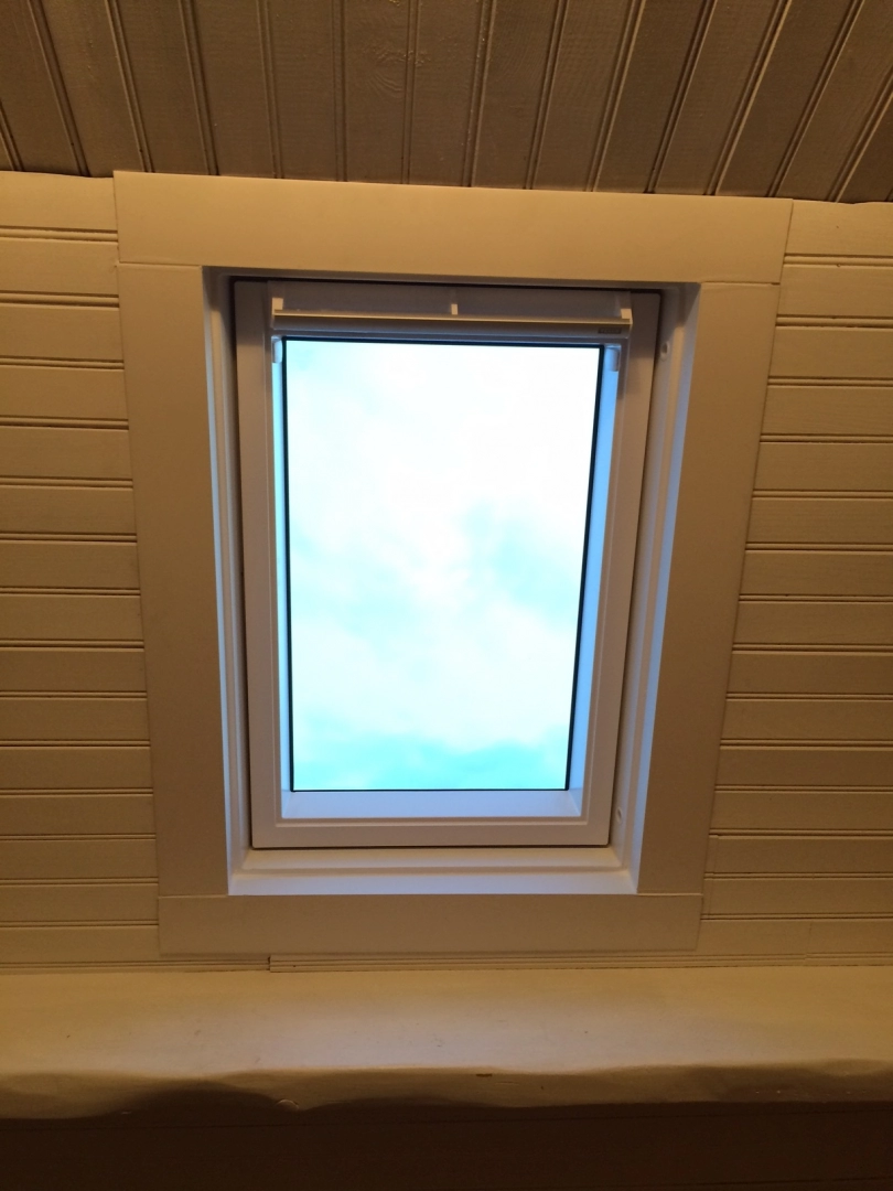 installation de fenêtres de toit PVC