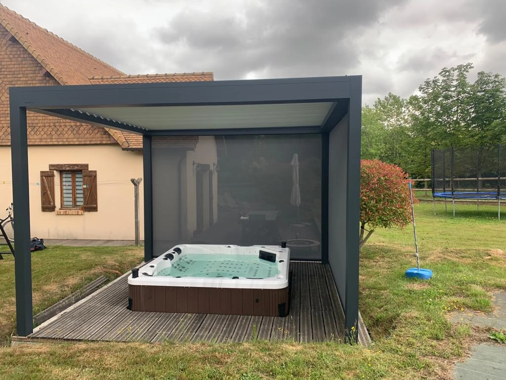 installation d’abris de spa en Normandie