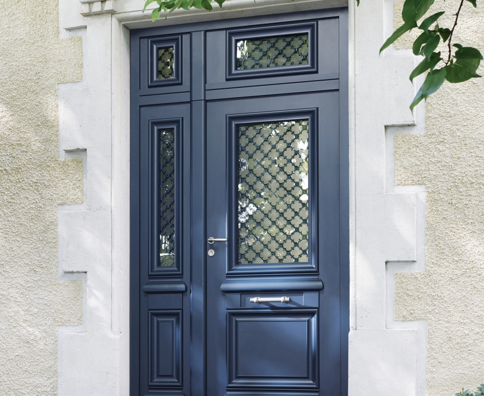 Porte d'entrée alu