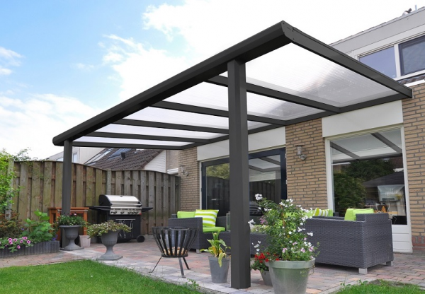 pergola alu toit verre