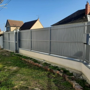 Mise en place d'une clôture en Normandie