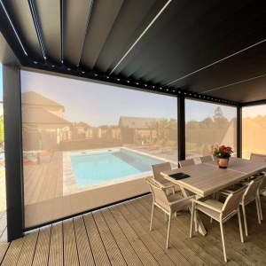 Menuiserie extérieure pergola en Normandie