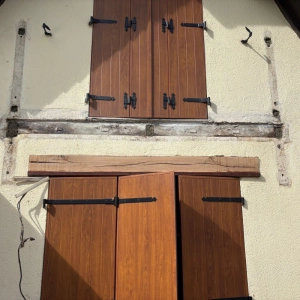 Retrait du balcon en bois près de Caen