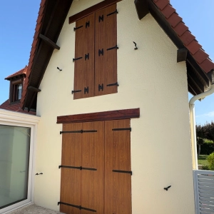 Rénovation de menuiserie façade maison en Normandie
