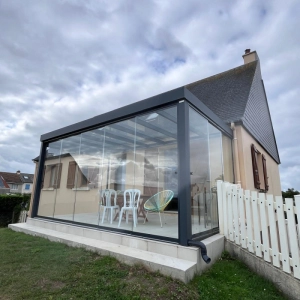 baies coulissantes en verre Sunflex