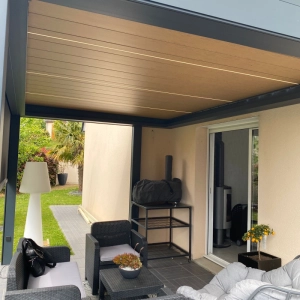 Mise en place d'une pergola à Cherbourg