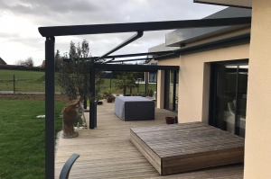 Installation d’une pergola double près de Falaise