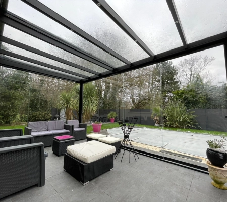 Installation d’une pergola et d’une baie vitrée dans la Seine Maritime