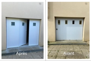 Remplacement d’une porte de garage by DC Production