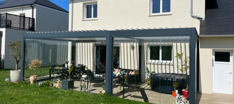 Extension d’une seconde pergola B150XL by brustor