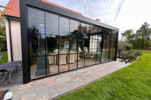 Création d’une pergola en aluminium près de Caen 