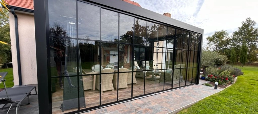 Création d’une pergola en aluminium près de Caen 