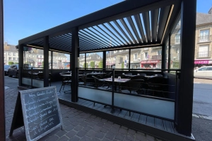Création d’une pergola, d’un garde-corps et d’une terrasse pour un restaurant à Isigny sur Mer